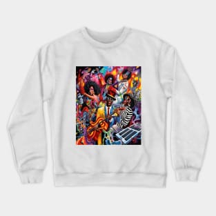 Rhythms of Joy: Soul Musicl Celebration Crewneck Sweatshirt